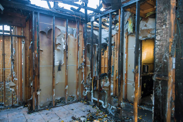 Professional Fire Damage Restoration technician working in Bartlett, TN